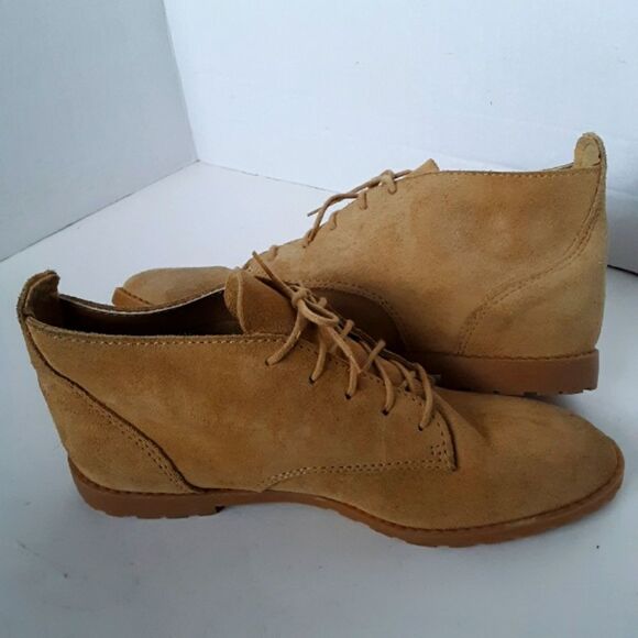 Vintage Leather Ankle Nubuck Women's Ankle Boot size 7M - Picture 4 of 8